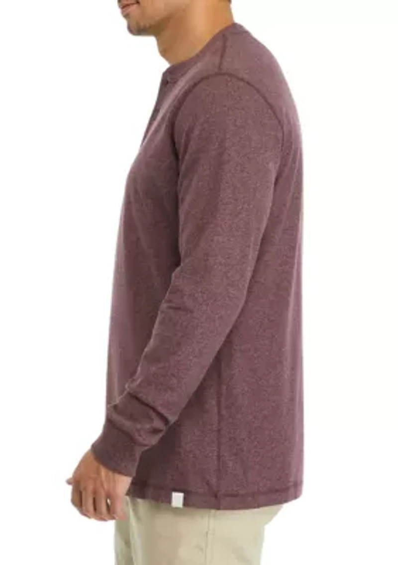 Long Sleeve Henley Shirt
