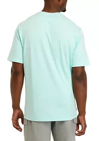 Short Sleeve Jaspe Henley Shirt