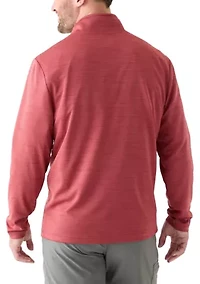 Textured 1/4 Zip Pullover