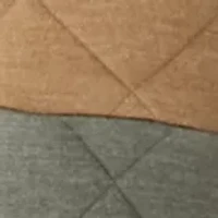 Color Blocked Quilted Quarter Snap Pullover