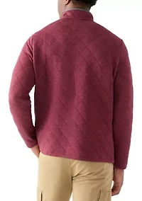 Men's Quilted 1/4 Snap