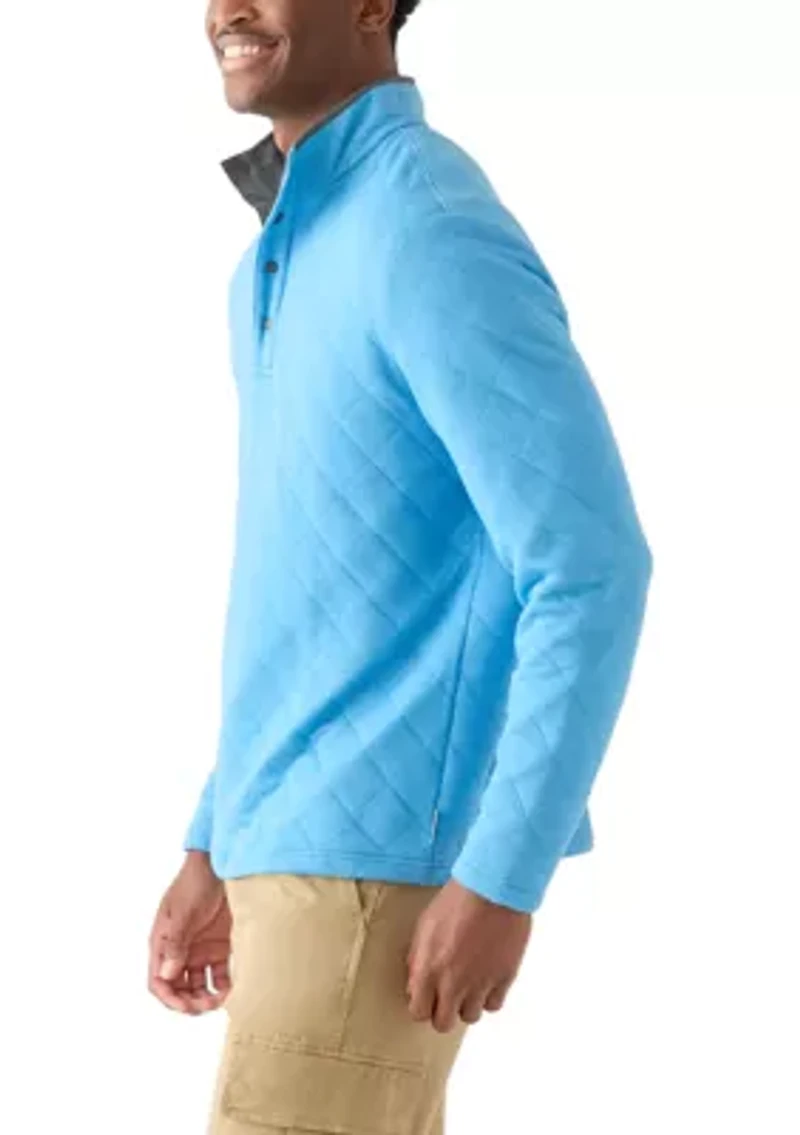 Men's Quilted 1/4 Snap