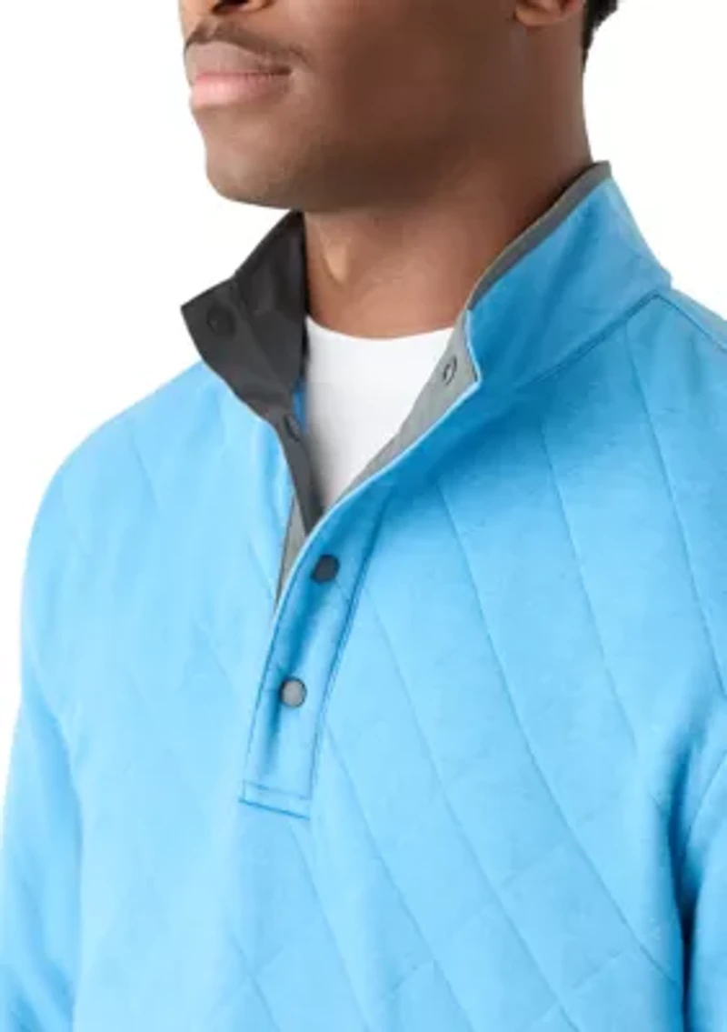 Men's Quilted 1/4 Snap