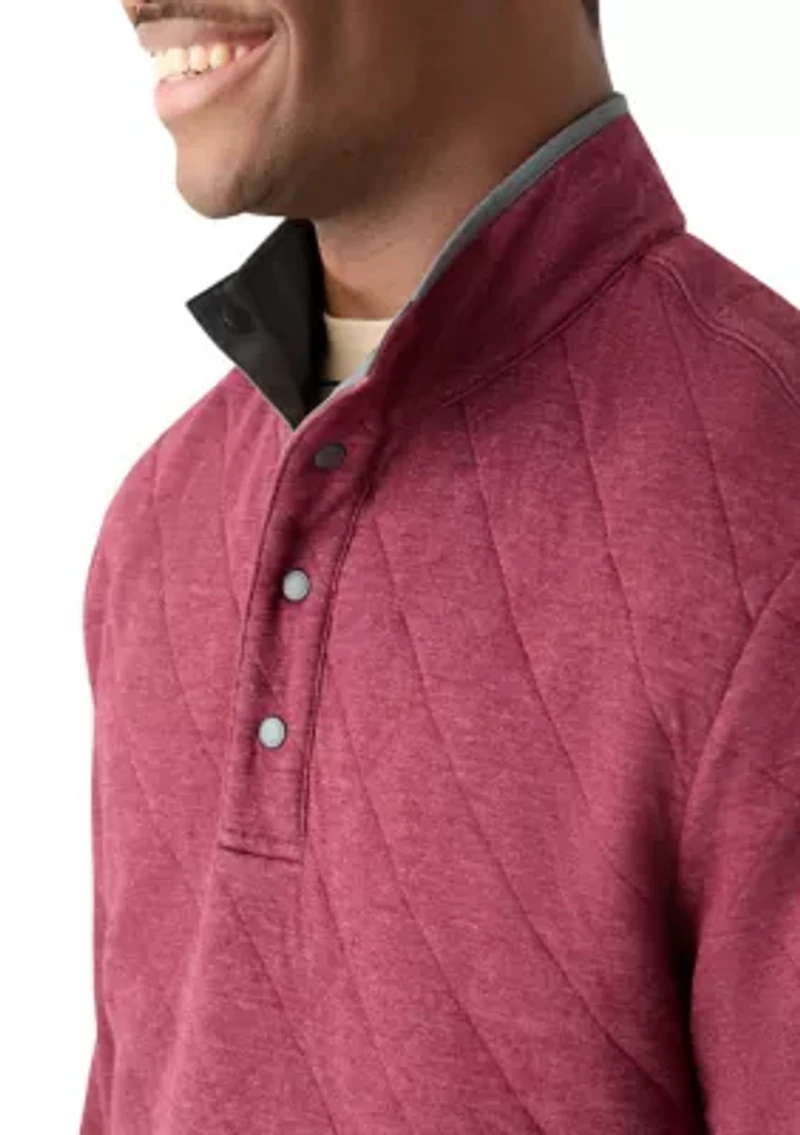 Men's Quilted 1/4 Snap