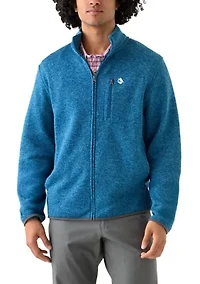 Men's Full Zip Fleece Sweater