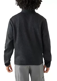 Men's Full Zip Fleece Sweater