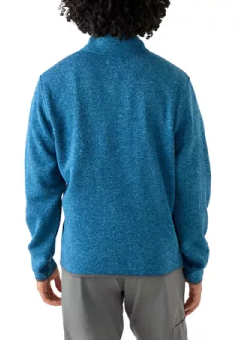 Men's Full Zip Fleece Sweater