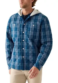 Hooded Flannel Shirt