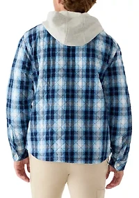 Hooded Flannel Shirt