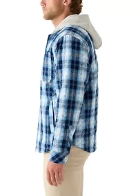 Hooded Flannel Shirt
