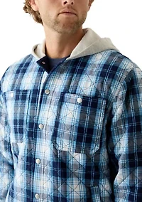 Hooded Flannel Shirt
