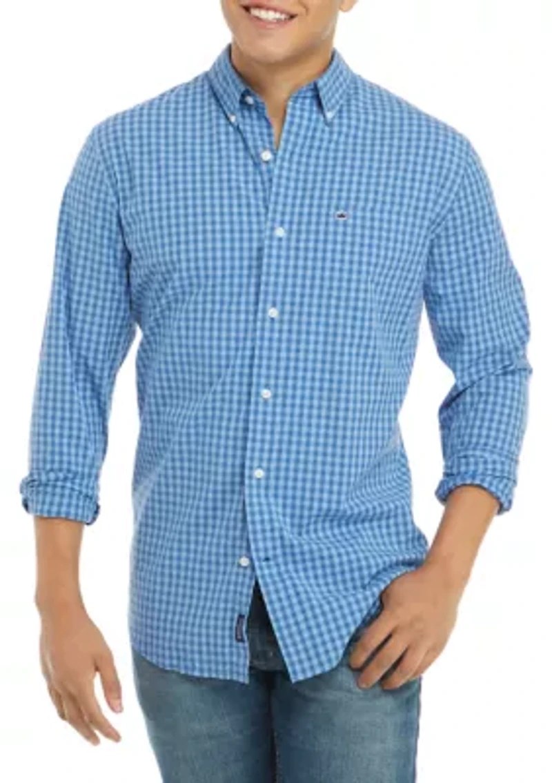 Long Sleeve Printed Button Up Shirt