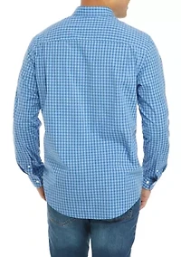 Long Sleeve Printed Button Up Shirt
