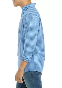 Long Sleeve Printed Button Up Shirt