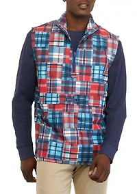 Patchwork Print Vest