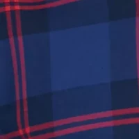 Long Sleeve Woven Twill Plaid Shirt