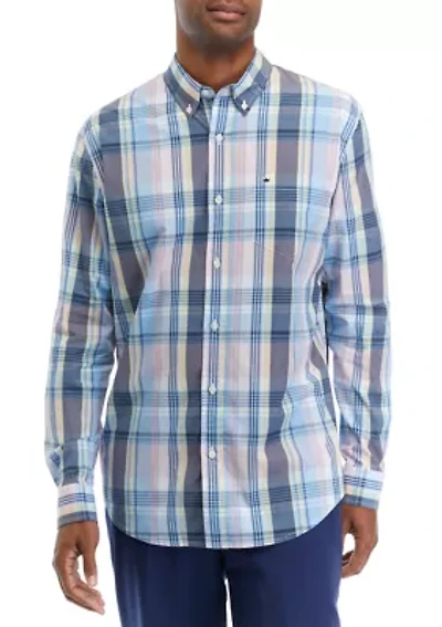 Long Sleeve Printed Poplin Shirt