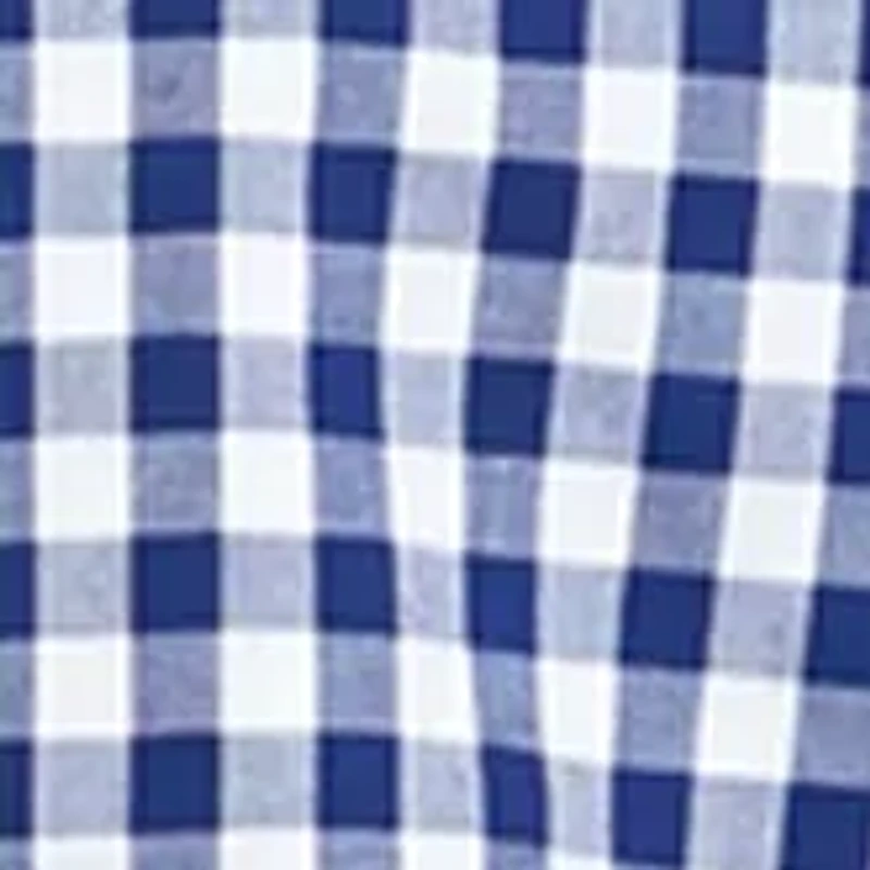 Printed Poplin Long Sleeve Button Down Shirt