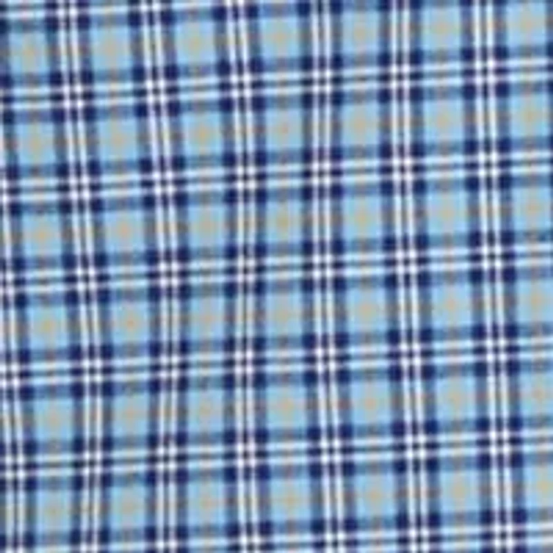 Poplin Plaid Printed Long Sleeve Shirt