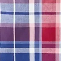 Poplin Long Sleeve Plaid Printed Shirt