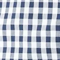 Poplin Gingham Printed Button Down Shirt