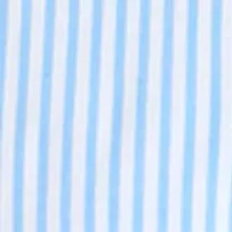 Long Sleeve Striped Poplin Button Down Shirt