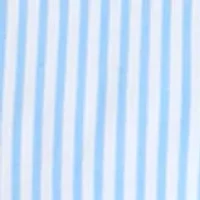 Long Sleeve Striped Poplin Button Down Shirt