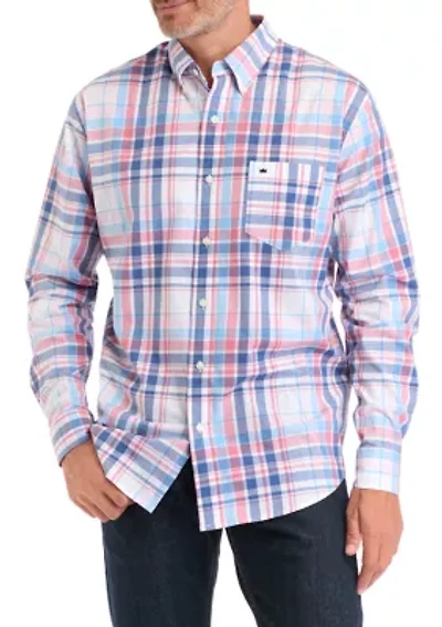 Poplin Plaid Printed Shirt