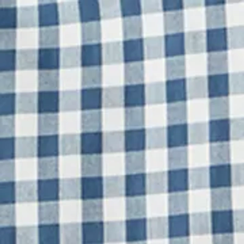 Men's Long Sleeve Poplin Gingham Shirt