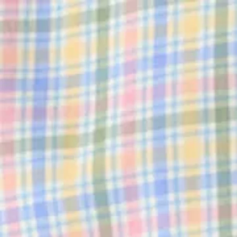 Men's Long Sleeve Poplin Plaid Shirt