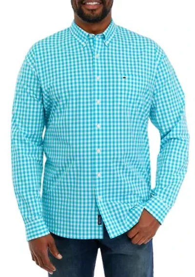 Big & Tall Long Sleeve Poplin Shirt