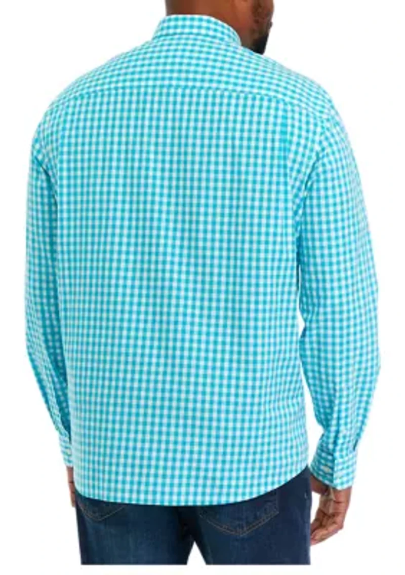 Big & Tall Long Sleeve Poplin Shirt