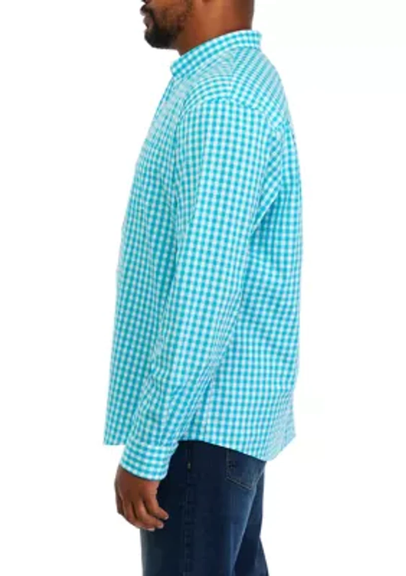 Big & Tall Long Sleeve Poplin Shirt