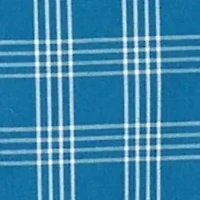 Big & Tall Long Sleeve Woven Poplin Plaid Shirt