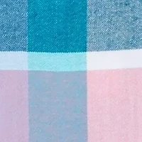 Big & Tall Long Sleeve Woven Twill Plaid Shirt