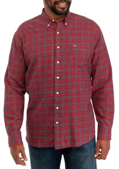 Big & Tall Long Sleeve Twill Shirt
