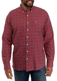 Big & Tall Long Sleeve Twill Shirt