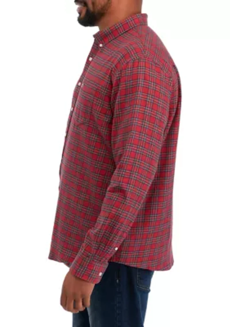 Big & Tall Long Sleeve Twill Shirt