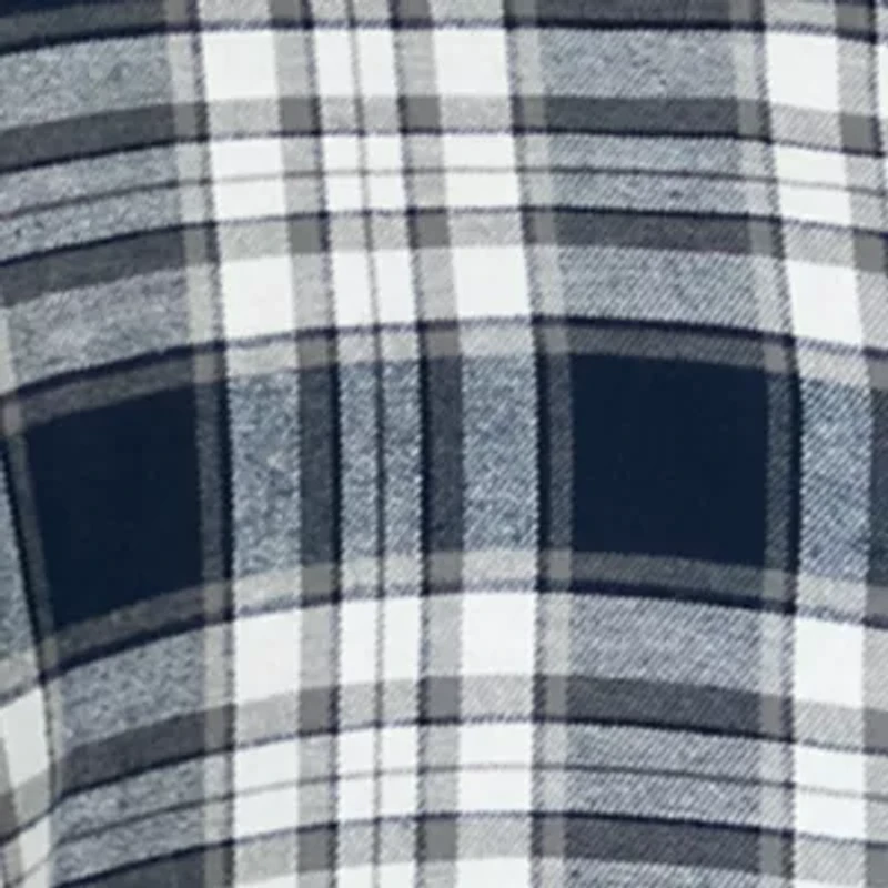 Big & Tall Long Sleeve Woven Flannel Plaid Shirt