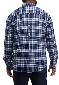 Big & Tall Long Sleeve Plaid Flannel Shirt