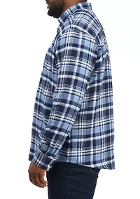 Big & Tall Long Sleeve Plaid Flannel Shirt