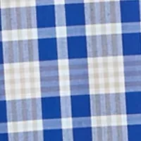 Big & Tall Easy Care Short Sleeve Woven Plaid Shirt