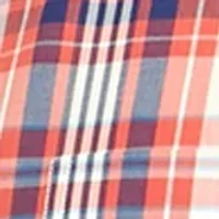 Big & Tall Plaid Printed Button Down Shirt