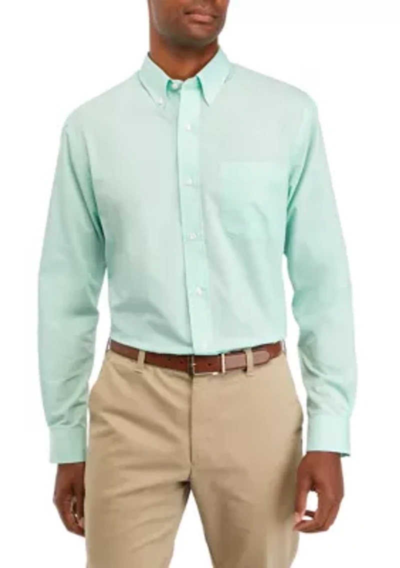 Long Sleeve Woven Easy Care Shirt