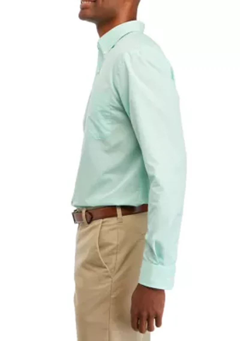 Long Sleeve Woven Easy Care Shirt