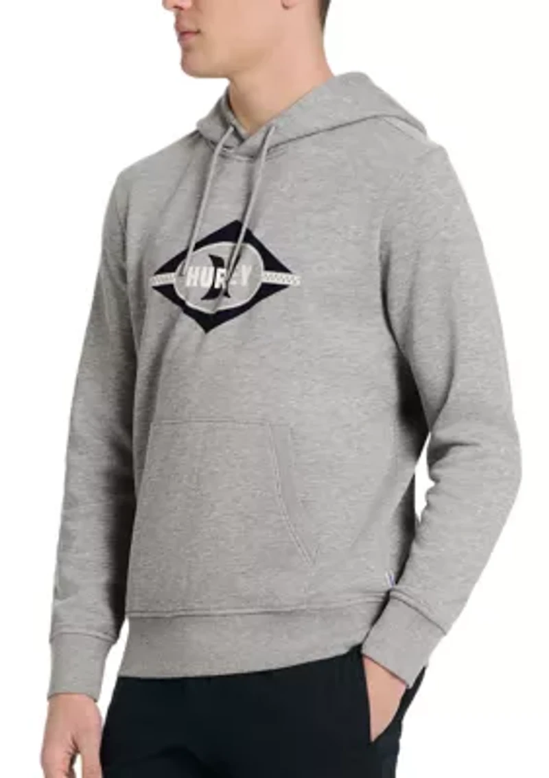 Men's Divide Fleece Graphic Pullover Hoodie