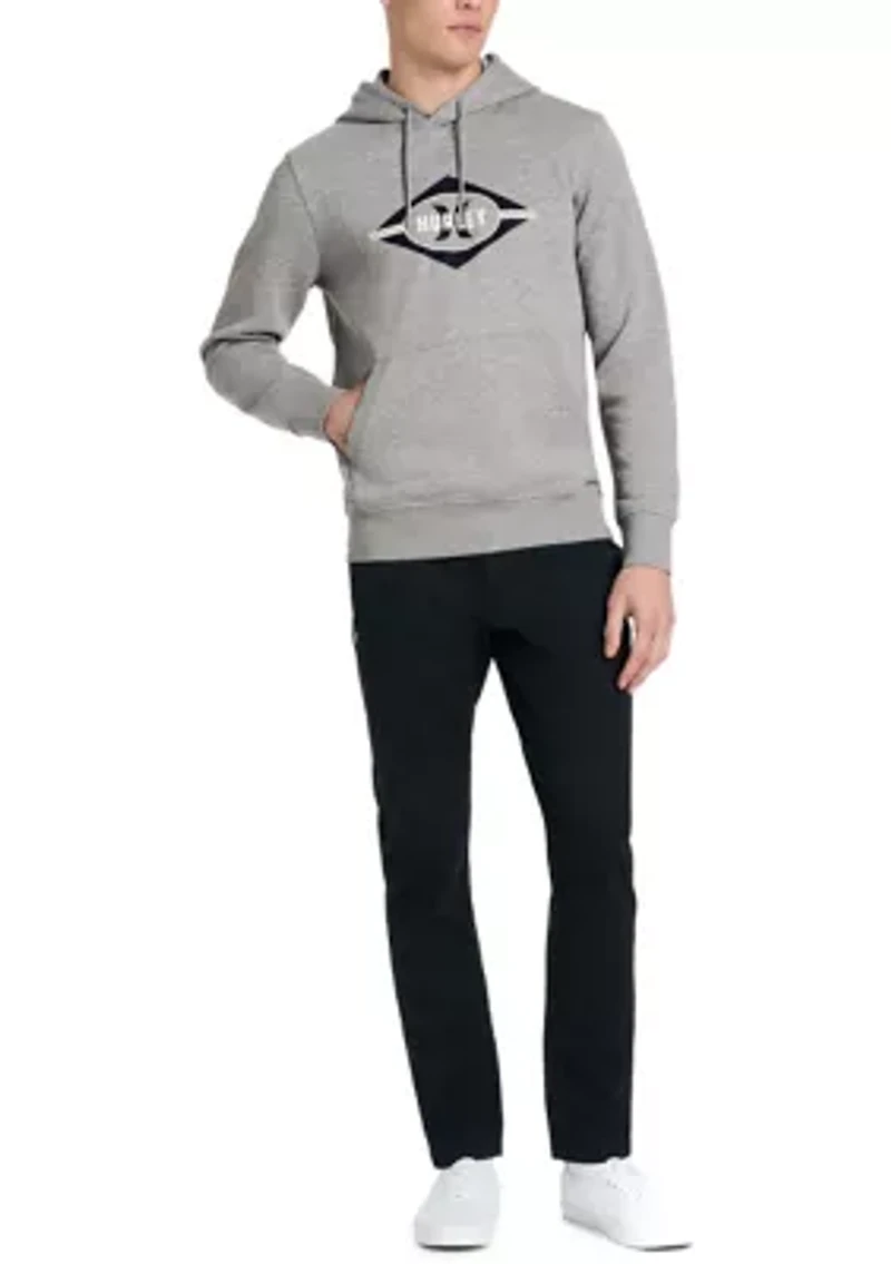 Men's Divide Fleece Graphic Pullover Hoodie