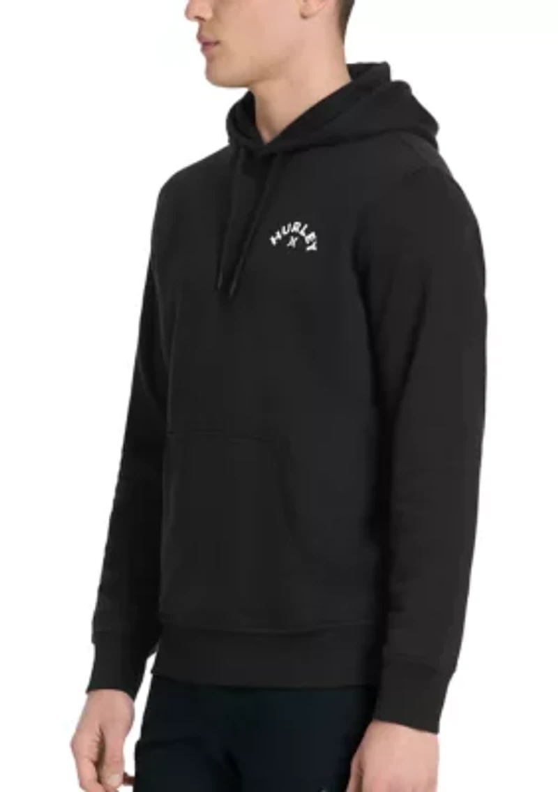Men's Hot Fire Fleece Graphic Pullover Hoodie