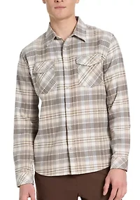 Men's Long Sleeve Flannel Button Up Shirt
