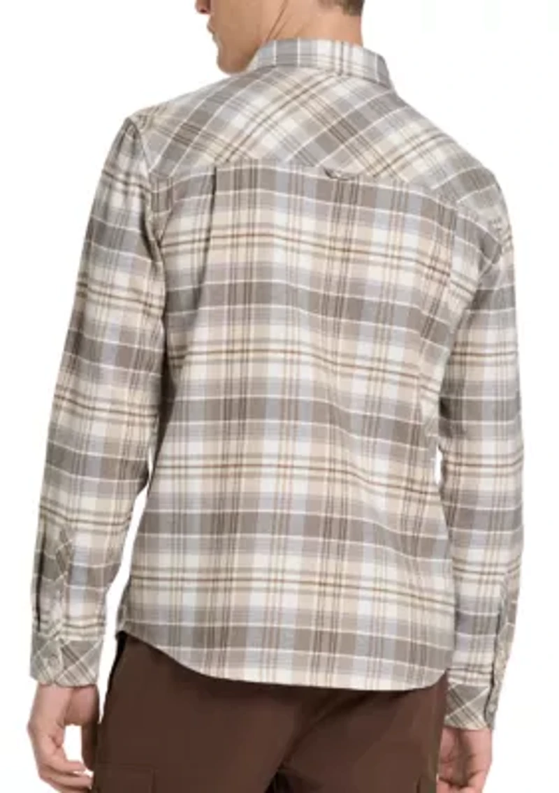 Men's Long Sleeve Flannel Button Up Shirt
